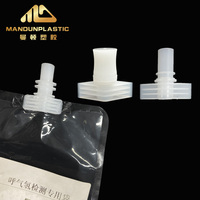 Capuchon de bec verseur Mandun 8,5 mm pour sac de collecte d'échantillons respiratoires avec valve unidirectionnelle