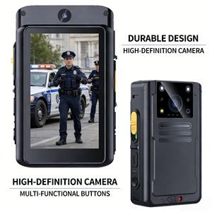 กล้องขนาดเล็กแบบเรียลไทม์4G ตัวกล้องที่สวมใส่พร้อม Push-to-Talk GPS WIFI สำหรับการสั่งการและส่งในกรณีฉุกเฉิน - Product Image 1