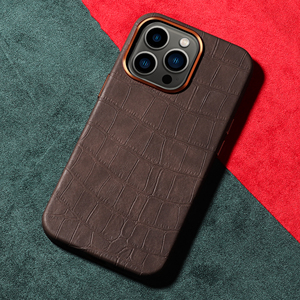 Funda de piel de cocodrilo para <span class=keywords><strong>Iphone</strong></span> <span class=keywords><strong>2022</strong></span>, carcasa de piel de cocodrilo para <span class=keywords><strong>Iphone</strong></span> 14 - Product Image 2