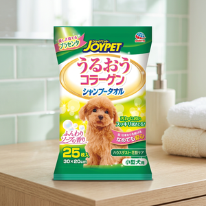 JOYPET ผ้าเช็ดทำความสะอาดสัตว์เลี้ยงแบบเปียก 25 ชิ้น สูตรอ่อนโยน ผลิตจากวัสดุไม่ถักทอ มีกลิ่นหอมของสบู่ สำหรับสุนัขพันธุ์เล็ก - Product Image 2