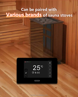 Controlador de Sauna Inteligente WiFi de Alta Calidad, Resistente al Agua, con Panel de Control para Sauna, Calentador de Sauna y Estufa de Sauna