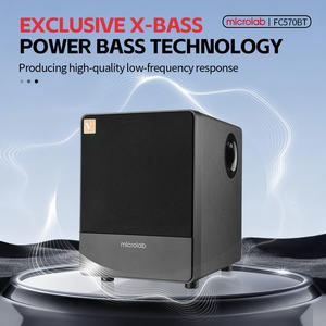 Microlab FC570BT 2.1 Speaker Plastic Discrete Amp BT 5.3 Optical/Coaxial Lossless Input European Tuning Deep Bass Hi-Res <strong>Audio</strong> - Product Image 3