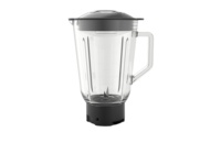 Blender au design rétro avec pot en verre Mason, parfait pour le petit-déjeuner ou le thé de l'après-midi