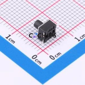 BX-TS-26-454555TT Tactile Switch SMD-4P,4.5x4.5mm Switch Single Pole Single Throw Round Button 2.6N Vertical Mount - Product Image 2