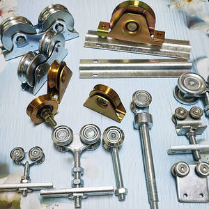 Rueda de puerta corredera galvanizada DA90UR10, rueda giratoria para puerta corredera - Product Image 6