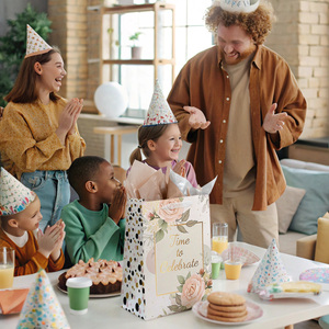 Lipack mua sắm sang trọng túi giấy cho mỹ phẩm tùy chỉnh logo in dập nóng chất lượng hoa sơn quà tặng bao bì túi - Product Image 6