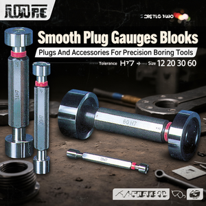 Smooth Plug Gauges Blocks Plugs And Accessories For Precision Boring Tools H7 Tolerance Size 12 20 30 60 - Product Image 3