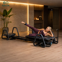 Machine de Pilates Reformer Commerciale en Aluminium, Durable, Mini Pro, Réglable pour Studio, Entraînement Corporel et Santé