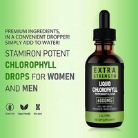 Vente en gros sous marque privée : Sirop aqueux en vrac, Supplément Splina en vrac 6000 mg Menthe, Gouttes de chlorophylle liquide