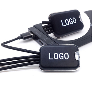 <span class=keywords><strong>Cable</strong></span> USB 3 en 2 Luminoso de <span class=keywords><strong>Doble</strong></span> Cara con Logotipo Luminoso LED, Regalo Promocional de Marca, Dos Entradas Brillantes - Product Image 6