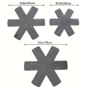 Protectores de Fieltro para Ollas y Sartenes, Separadores Resistentes al Calor, Evitan Arañazos, Separan las Superficies de Utensilios de Cocina - Product Image 6