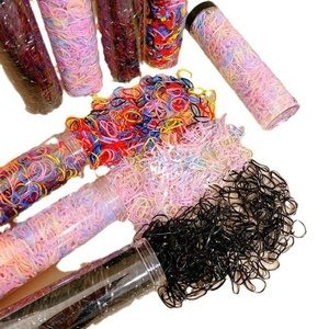 1000 Pezzi Elastici per Capelli Monouso Senza Dolori, Mini Elastici ad Alta Elasticità in Barattolo per Bambine, Neonati e Piccole <span class=keywords><strong>Trecce</strong></span> - Ingrosso - Product Image 5