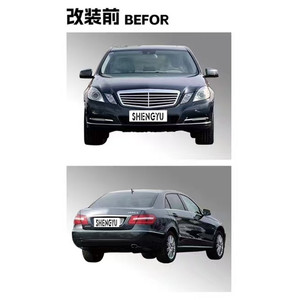 Kit de carrocería para Benz <span class=keywords><strong>E</strong></span> W212 09-15 cambio a estilo W213 <span class=keywords><strong>AMG</strong></span> sin corte incluye parachoques delantero y trasero con rejilla y capó de lámparas automáticas - Product Image 5