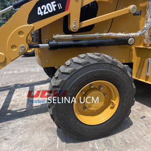 Nouveau Retroexcavadora CAT420 CAT426 CAT416 CAT432 4x4 Caterpillar 420F 420F2 chargeuse sur pneus 8 tonnes charge nominale bras d'extension moteur - Product Image 2