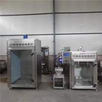 Fumoir alimentaire commercial de grande capacité / Fumoir électrique industriel pour viande, poisson, porc, bacon, saucisses, poulet