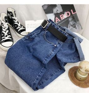 HANO Jeans <span class=keywords><strong>Mom</strong></span> pour <span class=keywords><strong>Femme</strong></span>, Décontracté, Streetwear, Sport, Harem, Boyfriend, Taille Haute, Pantalon en Denim - Product Image 3