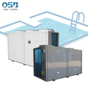 TOP 75~90kw hotel aquaculture swimming pool air source heat pump commercial industrial heating cooling pool water heater system