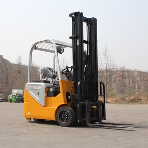 Chariot élévateur électrique à trois roues de 1,8 tonne à moteur AC à économie d'énergie pour le <span class=keywords><strong>service</strong></span> de manutention de marchandises en vente au détail avec certification CE - Product Image 2