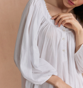 Vestido <span class=keywords><strong>de</strong></span> Algodón para Mujer 2026, Cuello Redondo, Botones, Manga Larga, Alta Calidad, Talla Grande, Camisones Holgados, Pijamas Femeninos, Vestido Informal <span class=keywords><strong>de</strong></span> Moda - Product Image 2