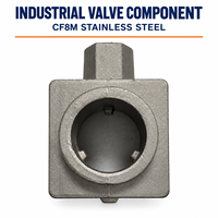 Composants sur mesure en acier inoxydable CF8M de 0,3 kg pour vannes industrielles, moulage de précision par cire perdue, pièces de vannes moulées à la cire perdue