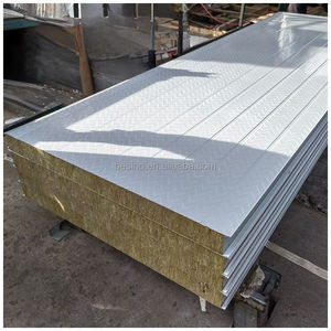 Nhà máy giá chất lượng cao Sandwich <span class=keywords><strong>Panel</strong></span> bánh sandwich bên ngoài ốp nhà tiền chế là giá cả phải chăng cho xây dựng - Product Image 3