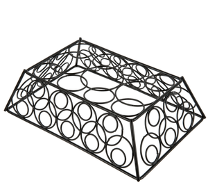 Rettangolo di Metallo Cesto di <span class=keywords><strong>Pane</strong></span> Cibo Servire Cestini Display Paniere Alimentare <span class=keywords><strong>Per</strong></span> Il Ristorante - Product Image 6