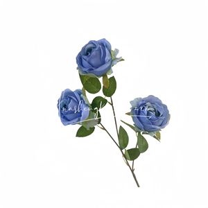 Silk Rose <b>Artificial</b> <b>Flowers</b> Single Branch High Simulation Wedding Decor Outdoor Photography Props Home Decoration - Product Image 5