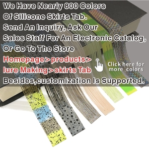 Váy Câu Cá Silicon SỌC NGỰA VẰN Bán Sỉ Mới Váy Silicon Chất Liệu Để Câu Cá Thu Hút - Product Image 2