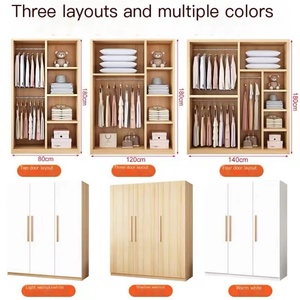 <span class=keywords><strong>Armadio</strong></span> Guardaroba Moderno in Legno con Ante Scorrevoli Bianco per Bambini e Ragazzi, Mobili Semplici per Camera da Letto, Dimensioni Personalizzabili per la Casa - Product Image 5