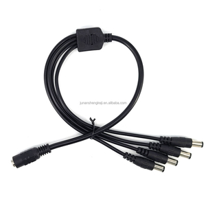 1～<span class=keywords><strong>2</strong></span>/3/4/5/8ウェイDC電源スプリッターケーブル、メス-オス5.5×<span class=keywords><strong>2</strong></span>.1mmジャックコネクタ、12V電源アダプタースプリッター - Product Image 1