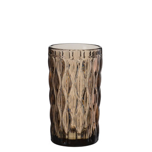 <span class=keywords><strong>Bicchieri</strong></span> Vintage Personalizzati Samyo con Rilievo per Bevande, Succo, <span class=keywords><strong>Acqua</strong></span>, Calici da Vino Colorati Marroni - Product Image 4