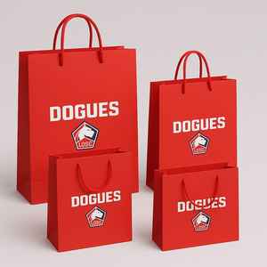 Bolsas de Compras de Cartón Eurotote Elegantes y de Lujo con Asas de Cuerda, Impresión Offset Personalizada, Ecológicas y Reciclables - Product Image 1