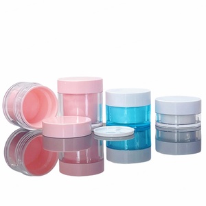 Custom 100g 20g 30g 50g Double Wall Acrylic PET <b>Plastic</b> Cosmetic Pot Skin Care Empty Cream <b>Jar</b> - Product Image 3