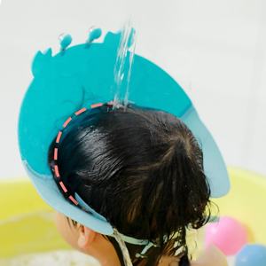 Bonnet de douche pour bébé, bonnet de bain pour enfants, lavage des cheveux, réglable, bonnet de douche étanche avec Protection des oreilles - Product Image 3