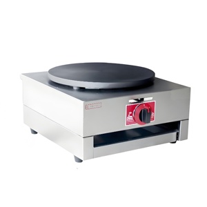 Crêpière et machine à pancakes <span class=keywords><strong>professionnelle</strong></span> à gaz GPL avec revêtement antiadhésif, plaque de cuisson de 400 mm - Product Image 1