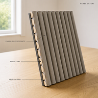 Panneaux acoustiques décoratifs pour murs intérieurs - Design moderne, respectueux de l'environnement, MDF PET NRC 0.8, imperméables, ignifuges, pour hôtels et appartements