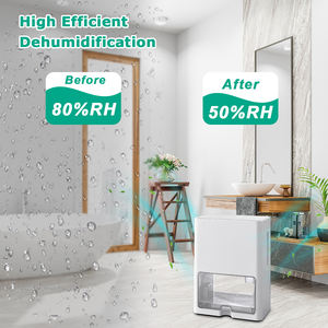 Purificador de aire de gran capacidad para el hogar, <span class=keywords><strong>deshumidificador</strong></span> con ajuste multicolor, luz de ambiente para dormitorio, 4L - Product Image 3