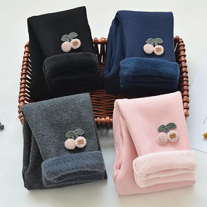 กางเกงเลกกิ้งเด็กผู้หญิงสำหรับฤดูใบไม้ร่วงและฤดูหนาว  แบบหนา  ทรงดินสอ  สำหรับเด็กอายุ 1-7 ปี - Product Image 1