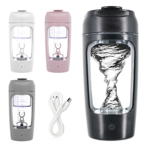 ジムプロテインシェイク用650mlポータブルフィットネス電気自己攪拌ミキシングコーヒーシェーカータンブラーボトル - Product Image 1