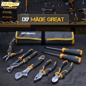 Hi-Spec 7 Piece Wrench <b>Screwdriver</b> <b>Set</b> Household Tool Kit - Product Image 1