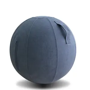 2022 Custom Make Yoga Massage Ball Exercise Fitness Yoga Ball Chair With Rope Cushion Exercise Yoga Balance Ball Chair Covers