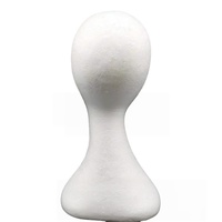 Tête de Mannequin en Mousse de Polystyrène de Haute Qualité 40cm pour Présentation de Perruques, Modèle Poly Dragon, Vente Directe Usine, Prix Concessionnel