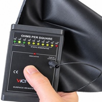 Cuir synthétique conducteur haute résistance à l'usure, cuir PVC antistatique, vinyle antistatique pour chaise de bureau et housse de siège de voiture