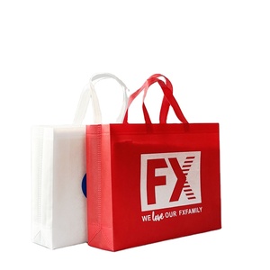 Venta al por mayor de alta calidad personalizado impreso respetuoso con el medio ambiente reciclar reutilizable Ecobag comestibles TNT PP laminado no tejido <span class=keywords><strong>bolsa</strong></span> de la compra - Product Image 1