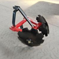Charrue à disques montée sur tracteur, double disque, pour le labourage et le buttage agricole, équipement multifonctionnel à haute productivité
