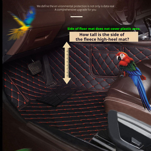 5D tapis de voiture personnalisés imperméable anti-dérapant en cuir automobile repose-pieds revêtements de sol tapis pour Honda Toyota Camry BMW KIA - Product Image 2