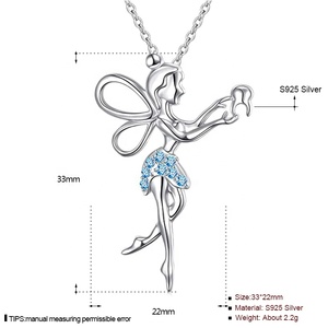 GP04 cristales diente humano colgante dentista collar S925 plata esterlina dentista Ángel joyería médica regalo para médico/enfermera - Product Image 6