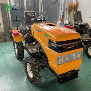 20hp 2wd moteur diesel petit tracteur quatre roues mini tracteur de jardin mini roues cultivateur avec moteur de marque