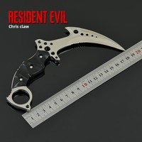 Biochemical 8 Game Chris Redfield Mechanical Claws Knifes Weapons Model Craft Decoration Alloy Resident Evil