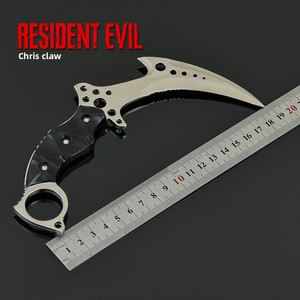 Biochemical <span class=keywords><strong>8</strong></span> Game Chris Redfield - Modelo de Armas y Cuchillos Mecánicos de Aleación para Decoración, Coleccionismo y Manualidades - <span class=keywords><strong>Resident</strong></span> <span class=keywords><strong>Evil</strong></span> - Product Image 2